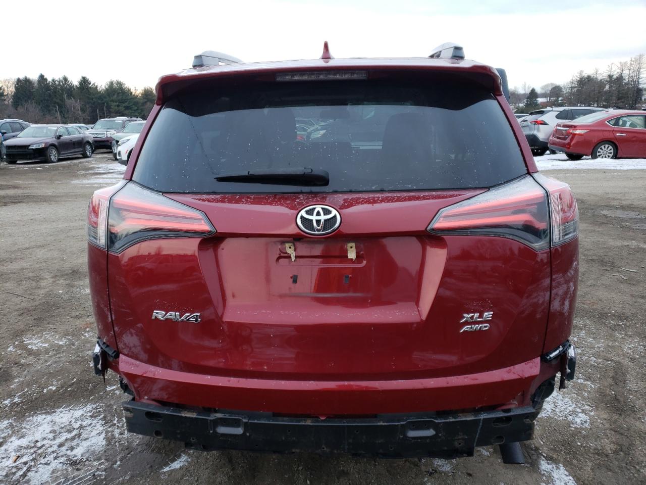 2018 Toyota RAV 4 VIN 2T3RFREV3JW799493 Copart auction photo, all over damage thumbnail 6