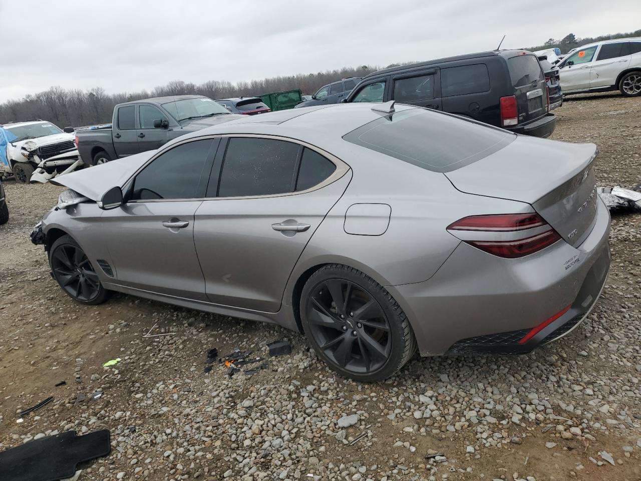 2023 Genesis G70 VIN KMTG34TA6PU126241 Copart auction photo, front end damage thumbnail 2