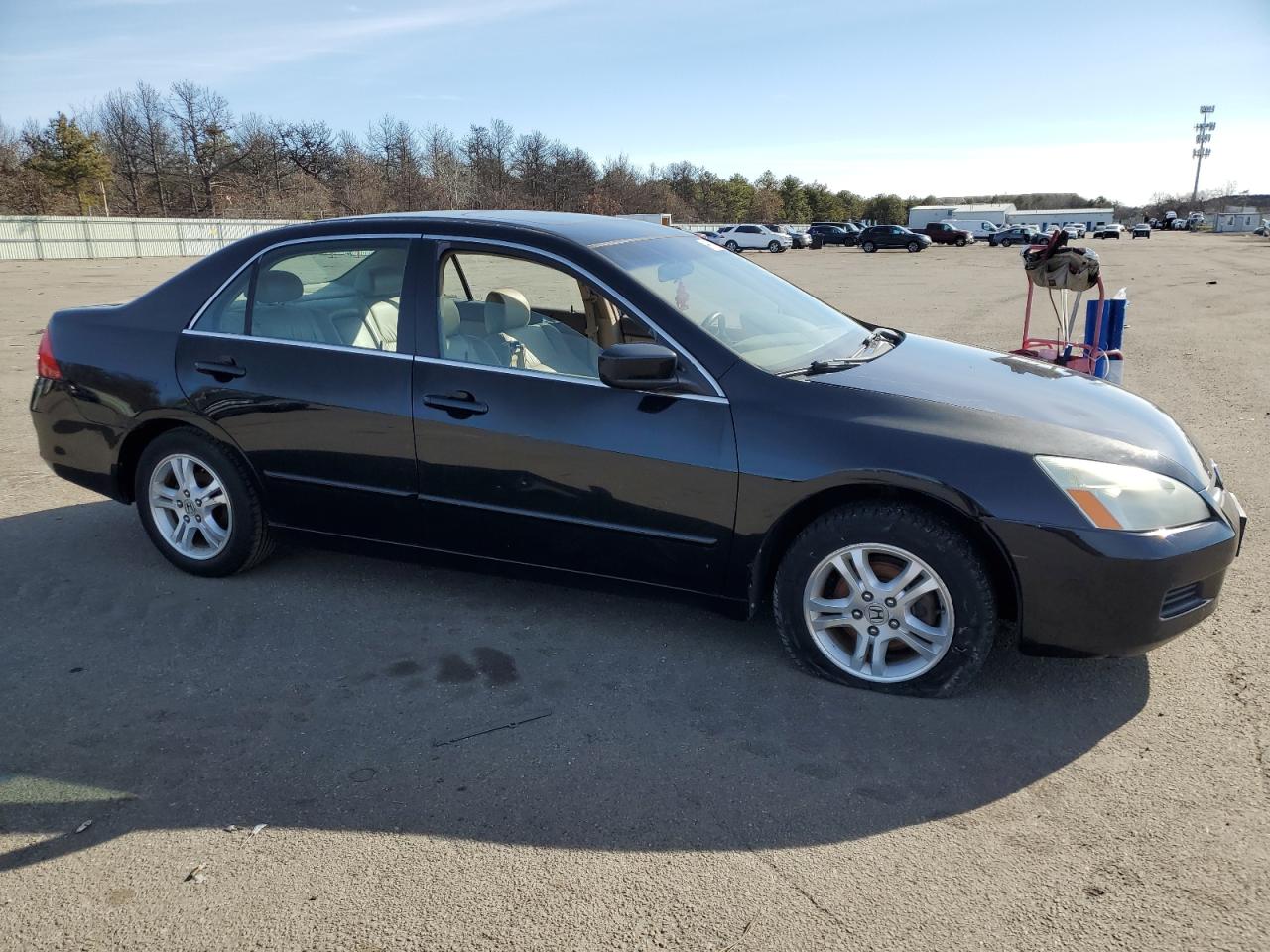 2007 Honda Accord VIN 1HGCM56877A109623 Copart auction photo, mechanical / vandalism damage thumbnail 4