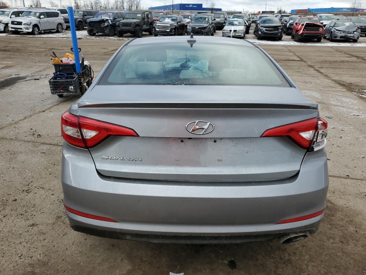 2017 Hyundai Sonata VIN 5NPE24AF6HH586955 Copart auction photo, all over damage thumbnail 6