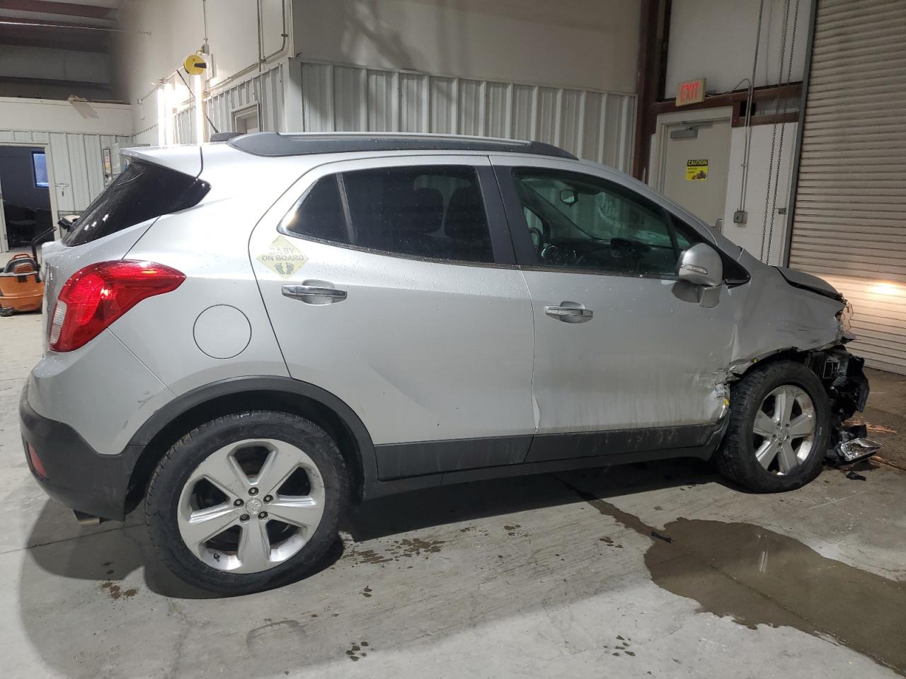 2016 Buick Encore VIN KL4CJASB5GB606207 Copart auction photo, front end / side damage thumbnail 3
