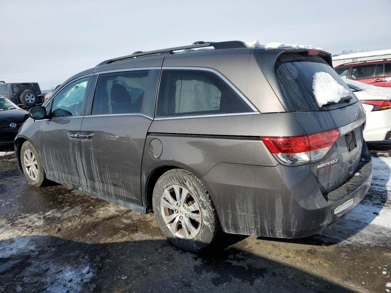2014 Honda Odyssey VIN 5FNRL5H6XEB139520 Copart auction photo, front end damage thumbnail 2