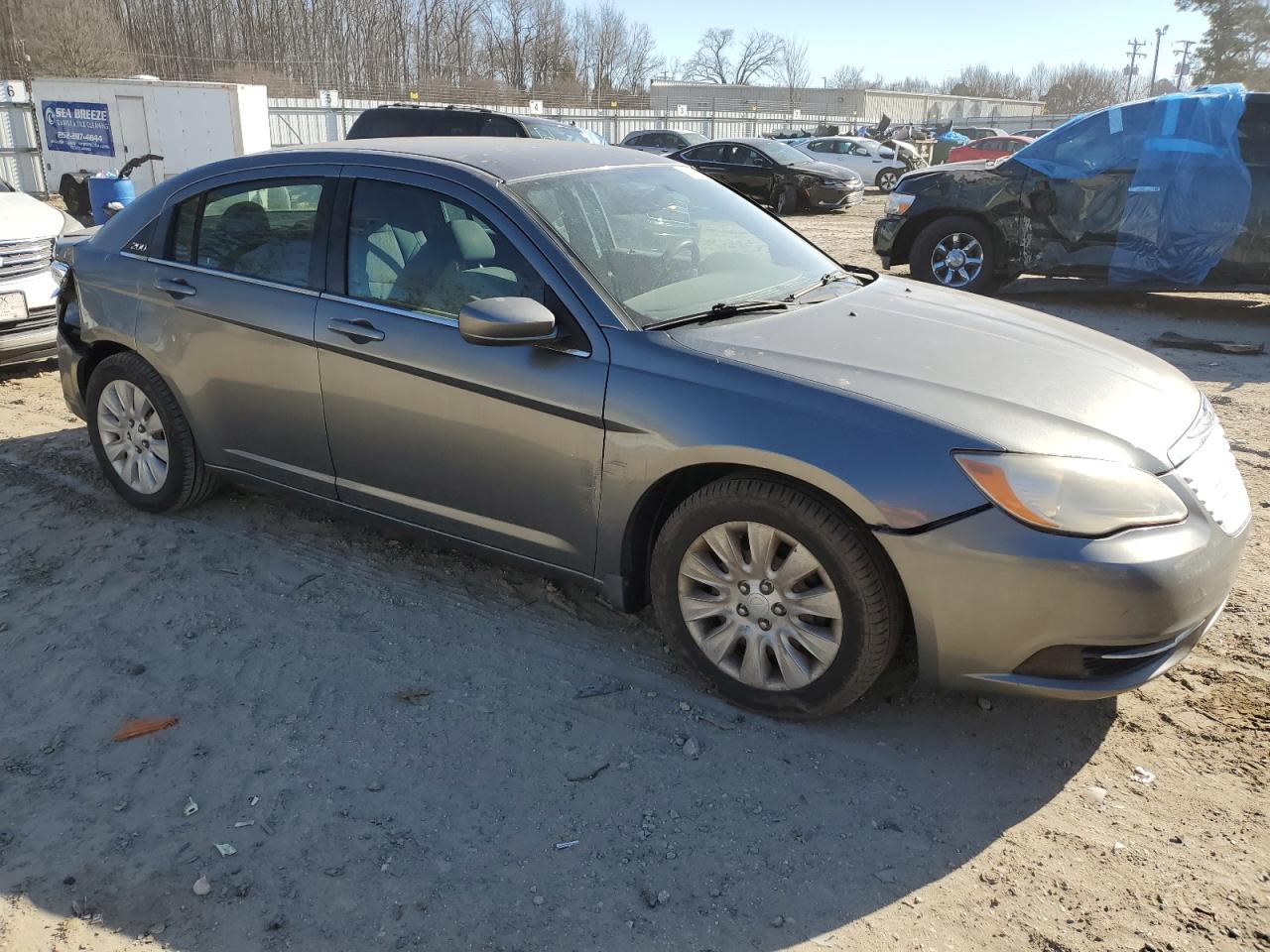 2011 Chrysler 200 VIN 1C3BC4FG3BN589454 Copart auction photo, side / rear end damage thumbnail 4