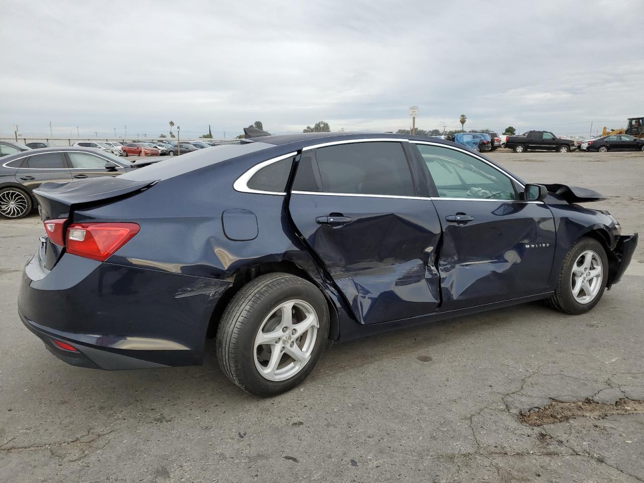 2017 Chevrolet Malibu VIN 1G1ZB5ST2HF273724 Copart auction photo, all over damage thumbnail 3