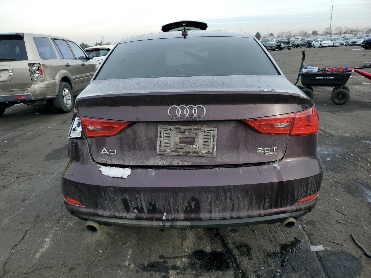 2015 Audi A3 VIN WAUBFGFF7F1018538 Copart auction photo, front end / rear end damage thumbnail 6