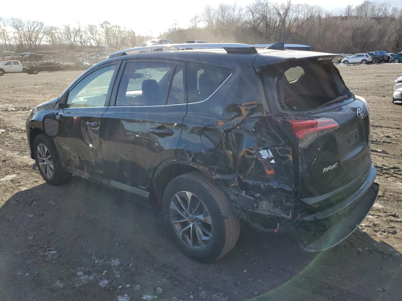 2016 Toyota RAV 4 VIN JTMRJREV0GD020975 Copart auction photo, rear end / side damage thumbnail 2