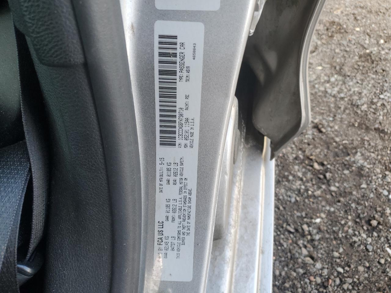 2015 Chrysler 200 VIN 1C3CCCAG6FN730710 Copart auction photo, front end / minor dent/scratches damage thumbnail 12