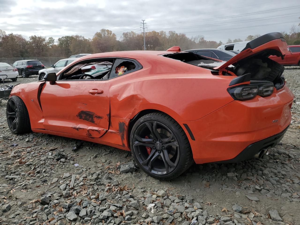 2021 Chevrolet Camaro VIN 1G1FG1R76M0102834 Copart auction photo, all over / undercarriage damage thumbnail 2
