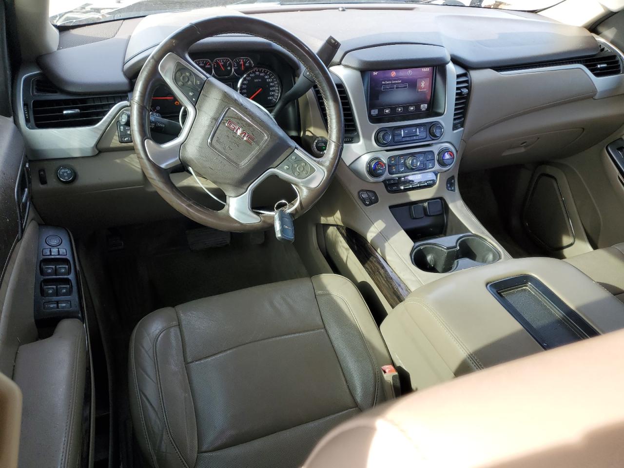 2015 GMC Yukon VIN 1GKS1BKC0FR132550 Copart auction photo, side damage thumbnail 8