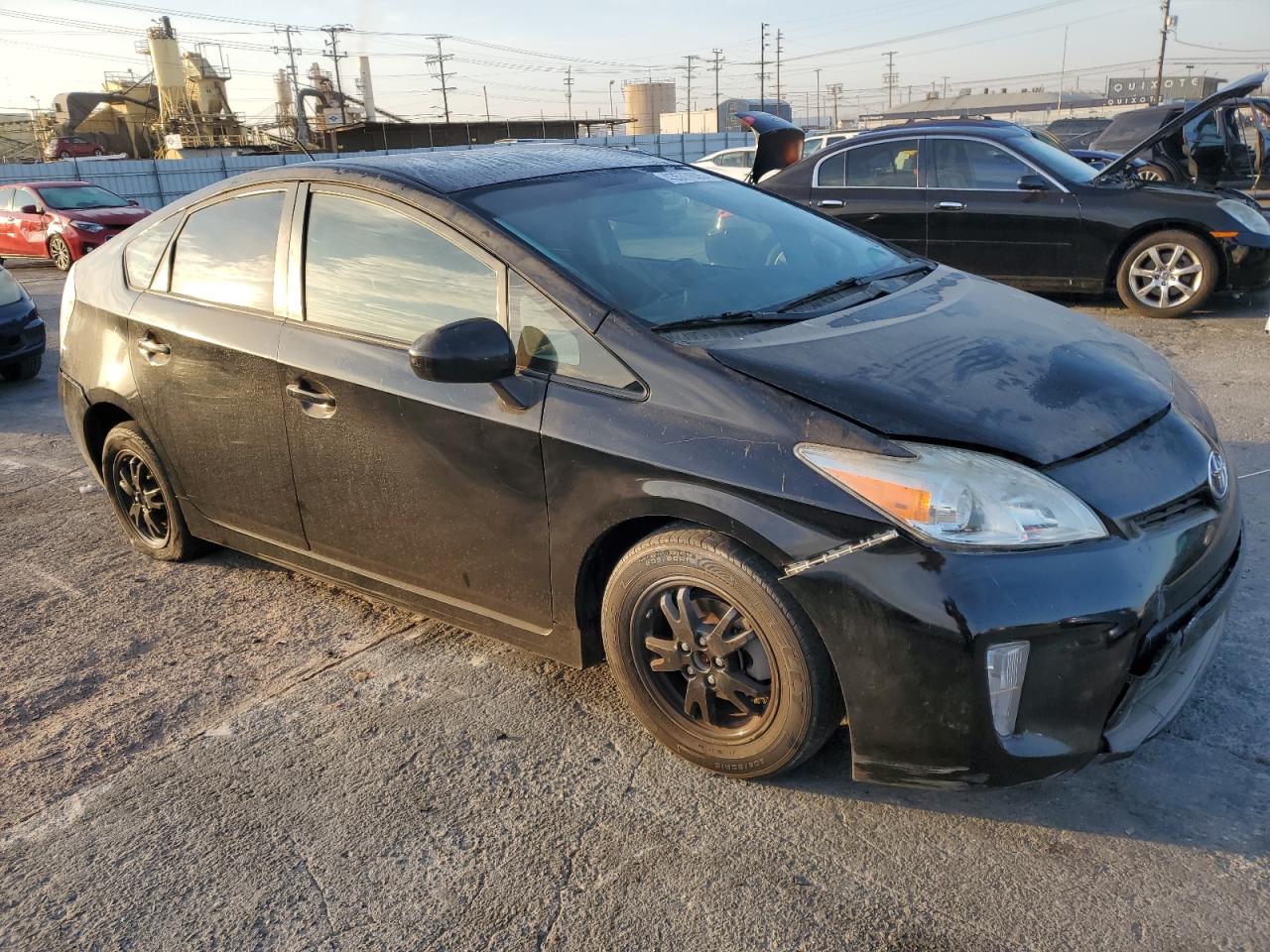 2015 Toyota Prius VIN JTDKN3DUXF0450949 Copart auction photo, all over damage thumbnail 4
