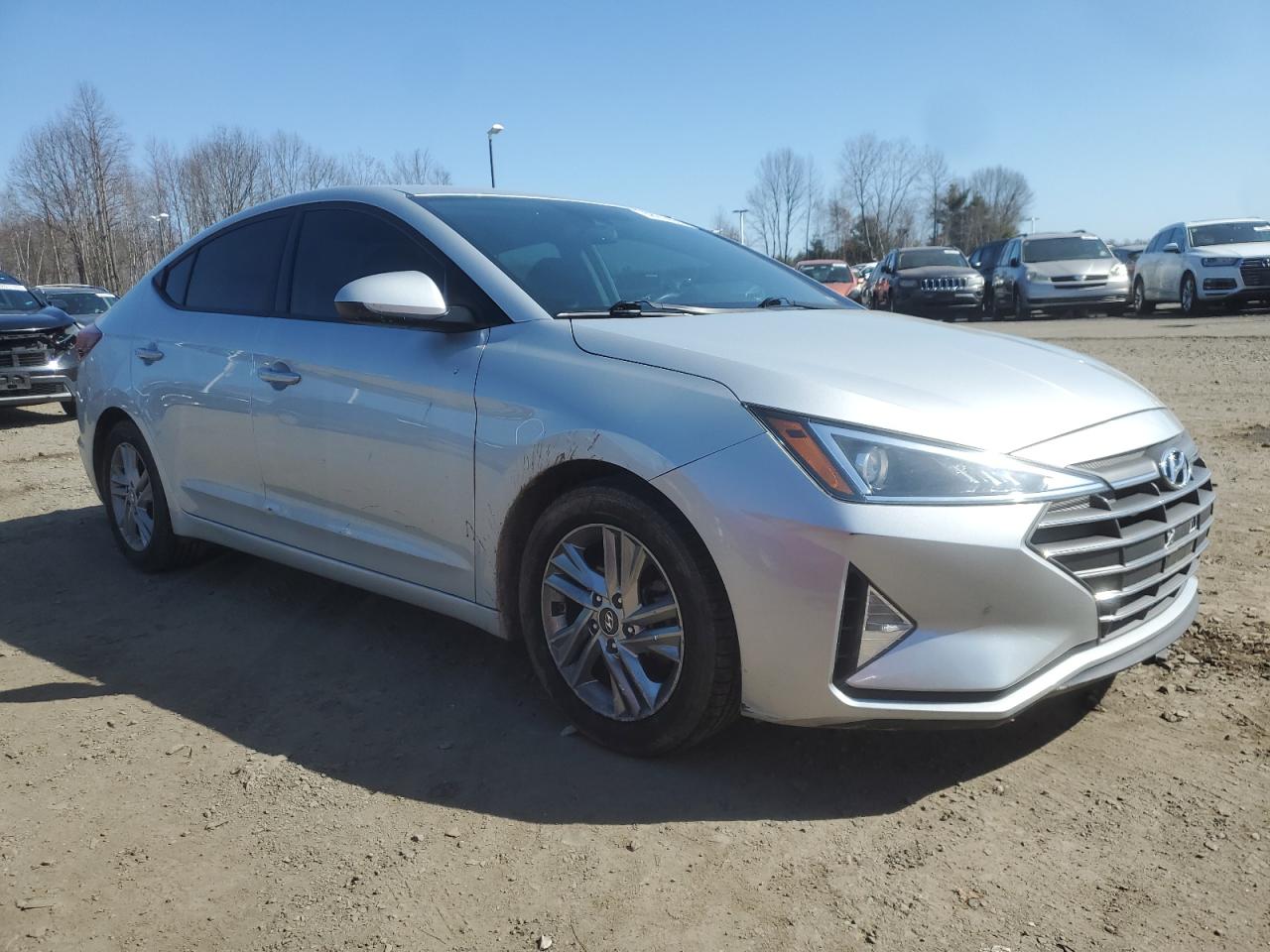 2020 Hyundai Elantra VIN 5NPD84LF8LH538857 Copart auction photo, vandalism damage thumbnail 4