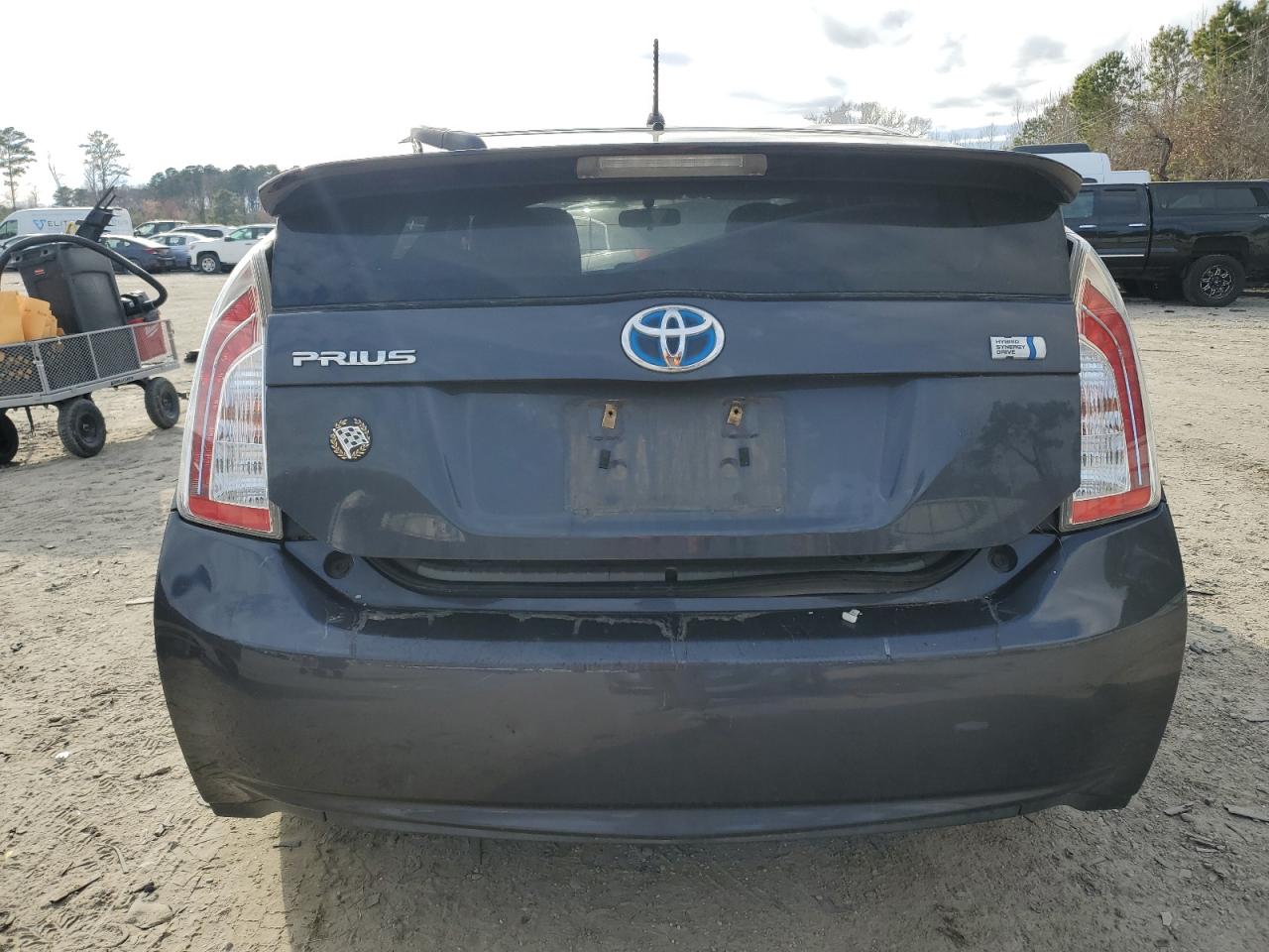 2014 Toyota Prius VIN JTDKN3DU7E0389977 Copart auction photo, front end / minor dent/scratches damage thumbnail 6