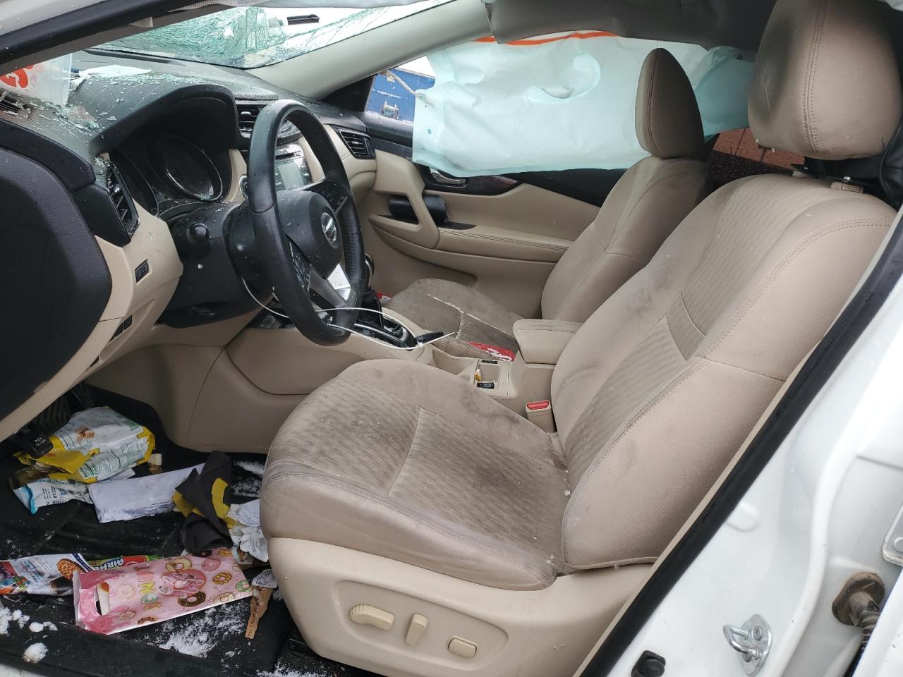 2017 Nissan Rogue VIN KNMAT2MV4HP543478 Copart auction photo, all over damage thumbnail 11