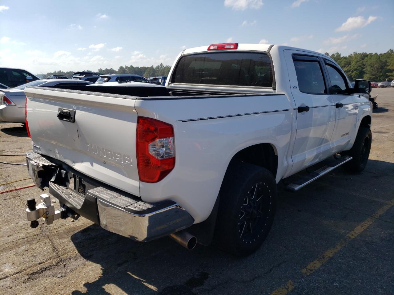 2018 Toyota Tundra VIN 5TFEY5F14JX232833 Copart auction photo, rear end damage thumbnail 3