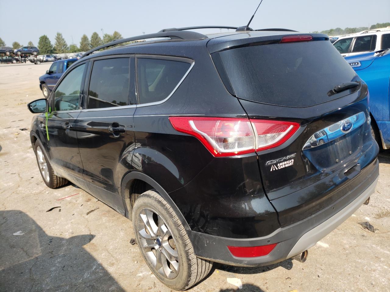 2013 Ford Escape VIN 1FMCU0HX0DUC83609 Copart auction photo, burn - engine damage thumbnail 2