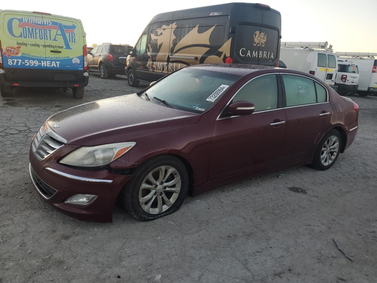 2013 Hyundai Genesis VIN KMHGC4DD1DU240078
