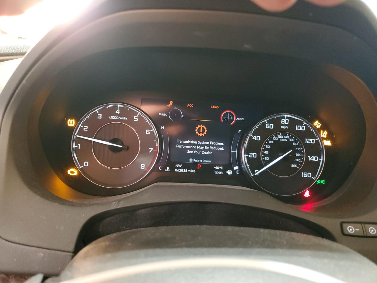 2019 Acura RDX VIN 5J8TC2H7XKL030451 Copart auction photo, front end damage thumbnail 9