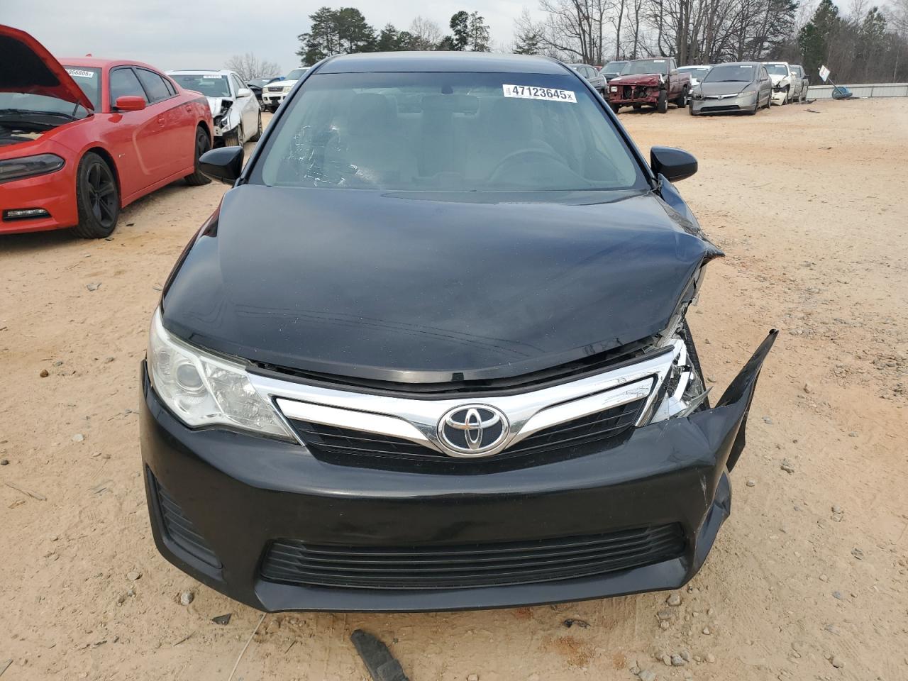 2012 Toyota Camry VIN 4T1BF1FK8CU129330 Copart auction photo, front end / side damage thumbnail 5