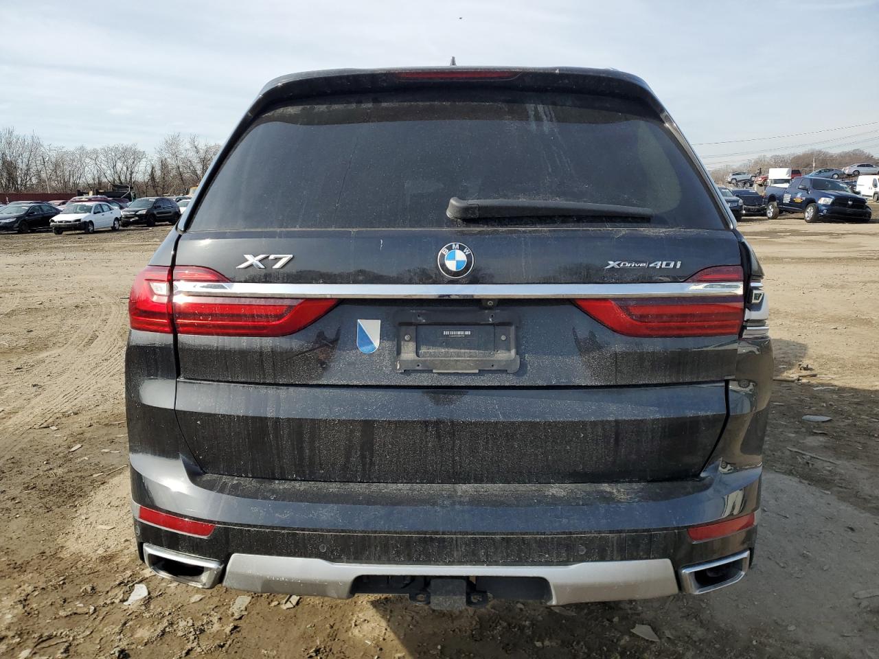2020 BMW X7 VIN 5UXCW2C03L9B27961 Copart auction photo, side damage thumbnail 6