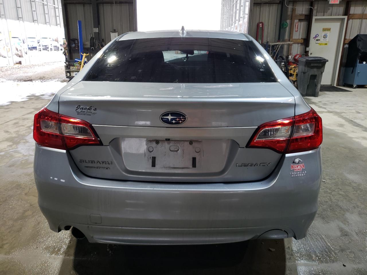 2016 Subaru Legacy VIN 4S3BNBC64G3006902 Copart auction photo, front end / side damage thumbnail 6