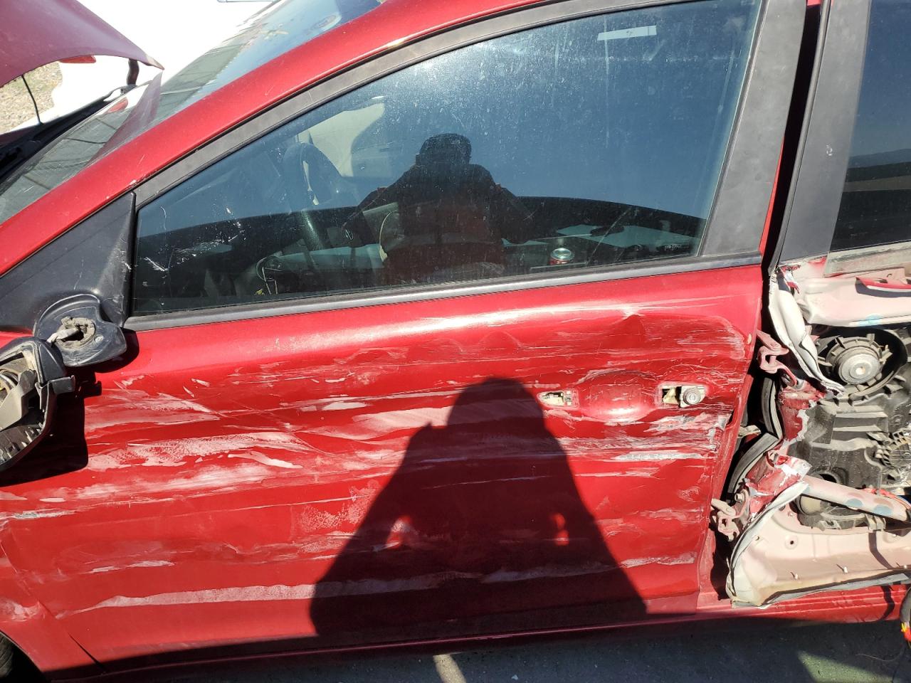 2017 Hyundai Elantra VIN KMHD84LFXHU068405 Copart auction photo, side damage thumbnail 7