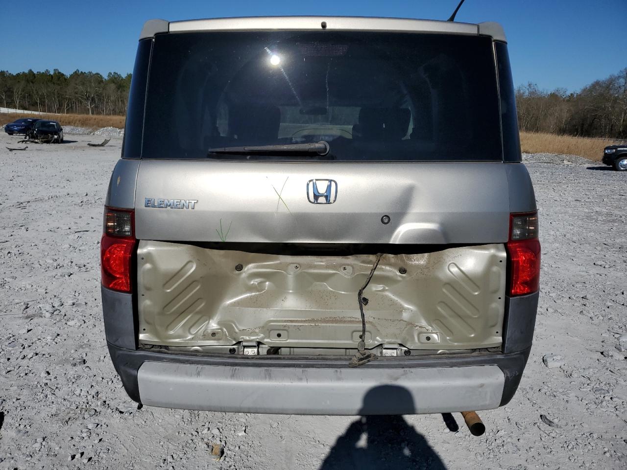 2004 Honda Element VIN 5J6YH18594L003625 Copart auction photo, rear end damage thumbnail 6