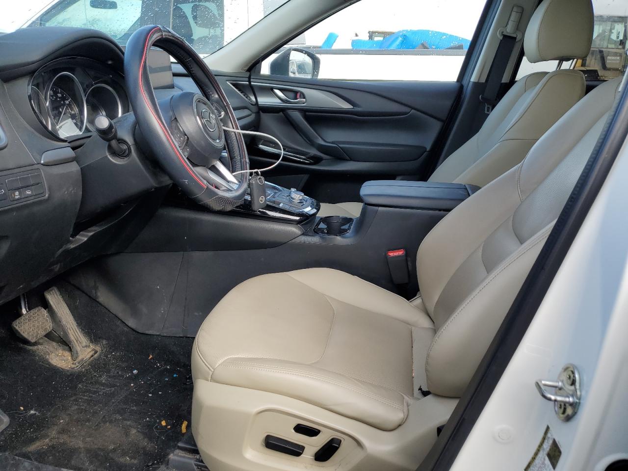 2022 Mazda CX-9 VIN JM3TCBCY5N0605633 Copart auction photo, all over damage thumbnail 7