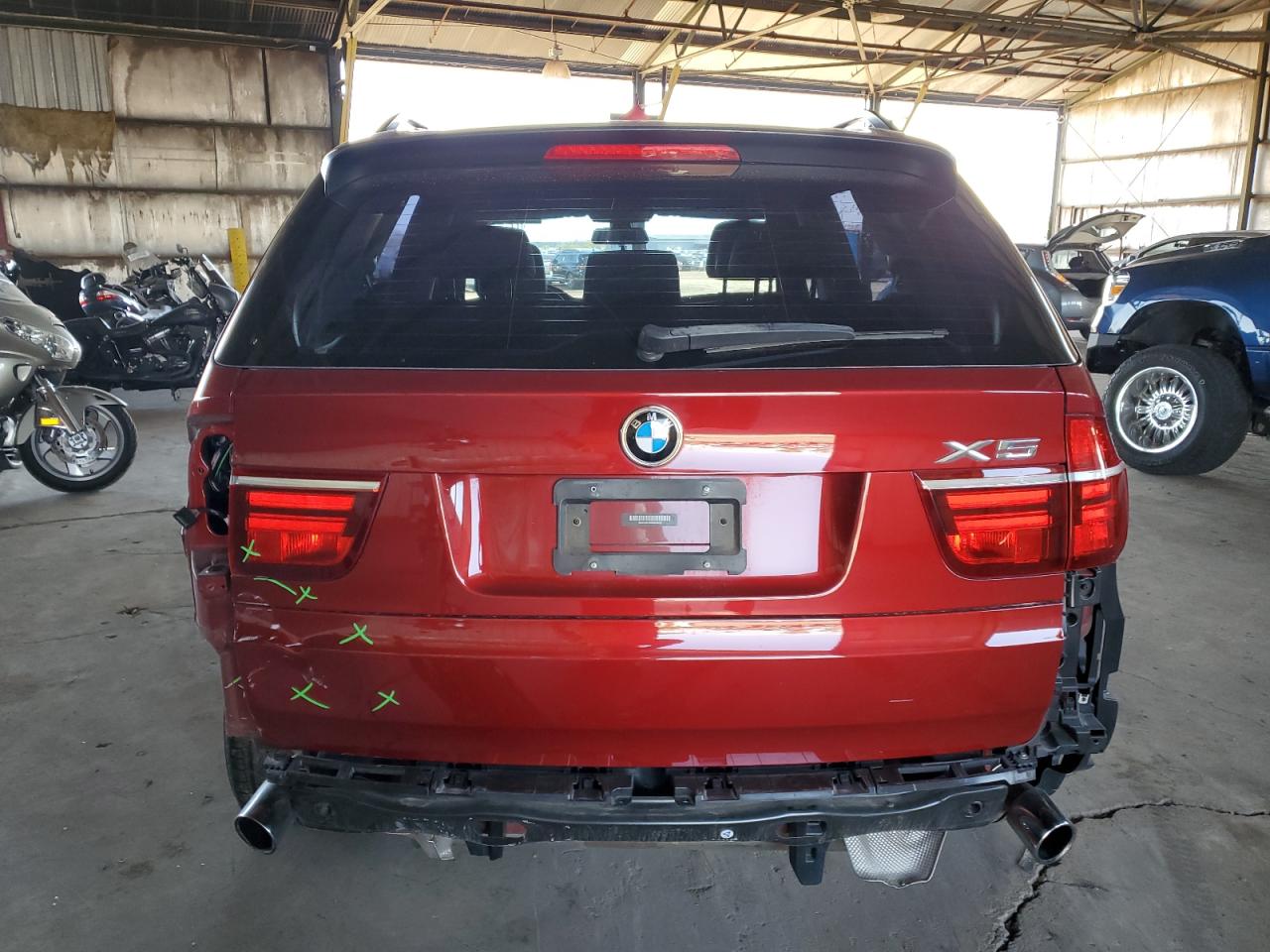 2013 BMW X5 VIN 5UXZV4C59D0E04557 Copart auction photo, rear end damage thumbnail 6