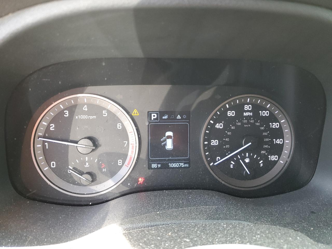 2017 Hyundai Tucson VIN KM8J33A20HU491019 Copart auction photo, front end damage thumbnail 9