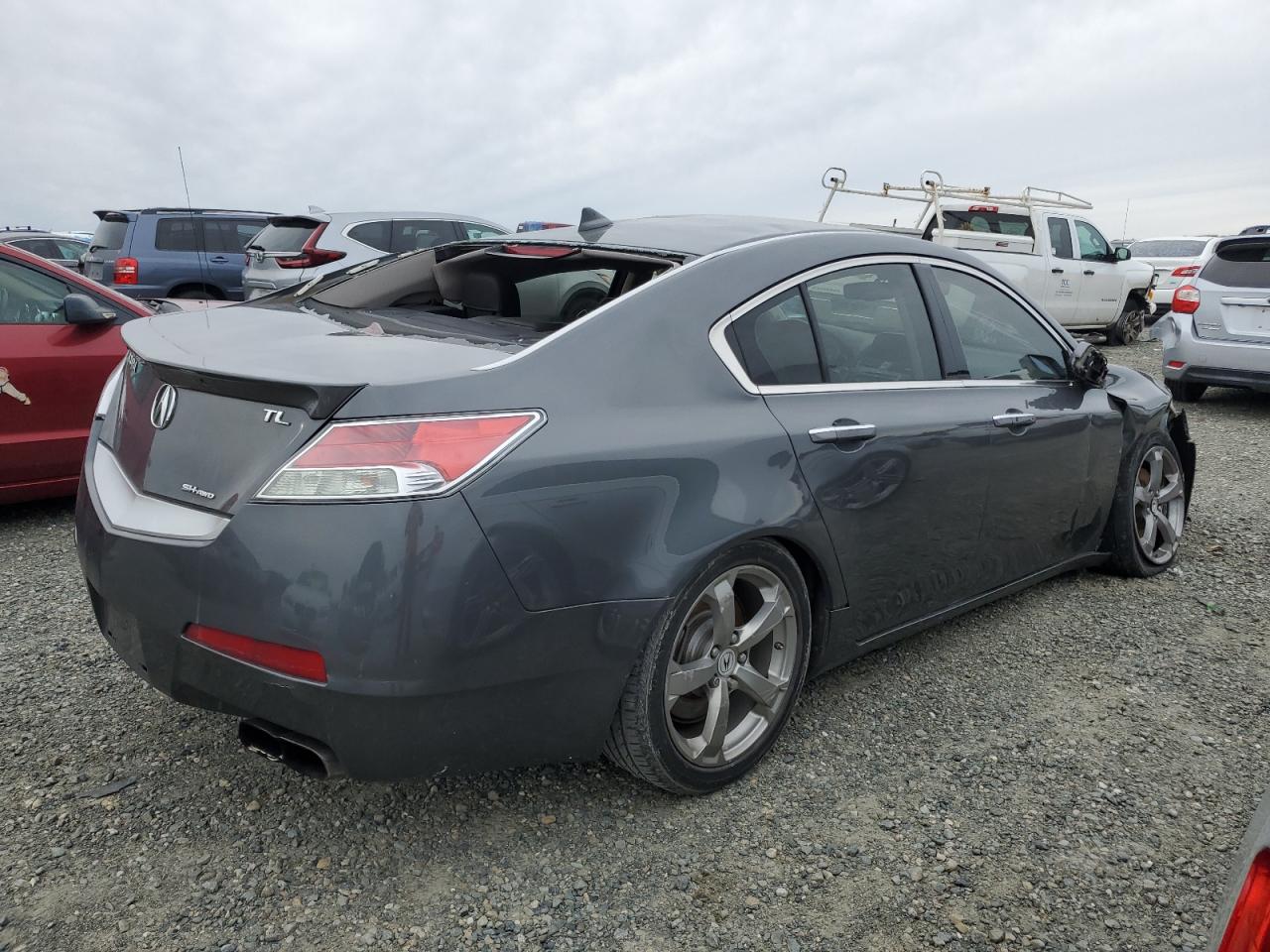 2010 Acura TL VIN 19UUA9F53AA000223 Copart auction photo, all over damage thumbnail 3