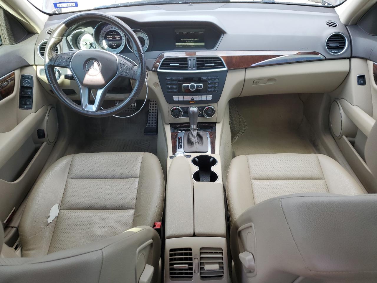 2014 Mercedes-Benz C-klasse VIN WDDGF8AB4EG201416 Copart auction photo, front end damage thumbnail 8