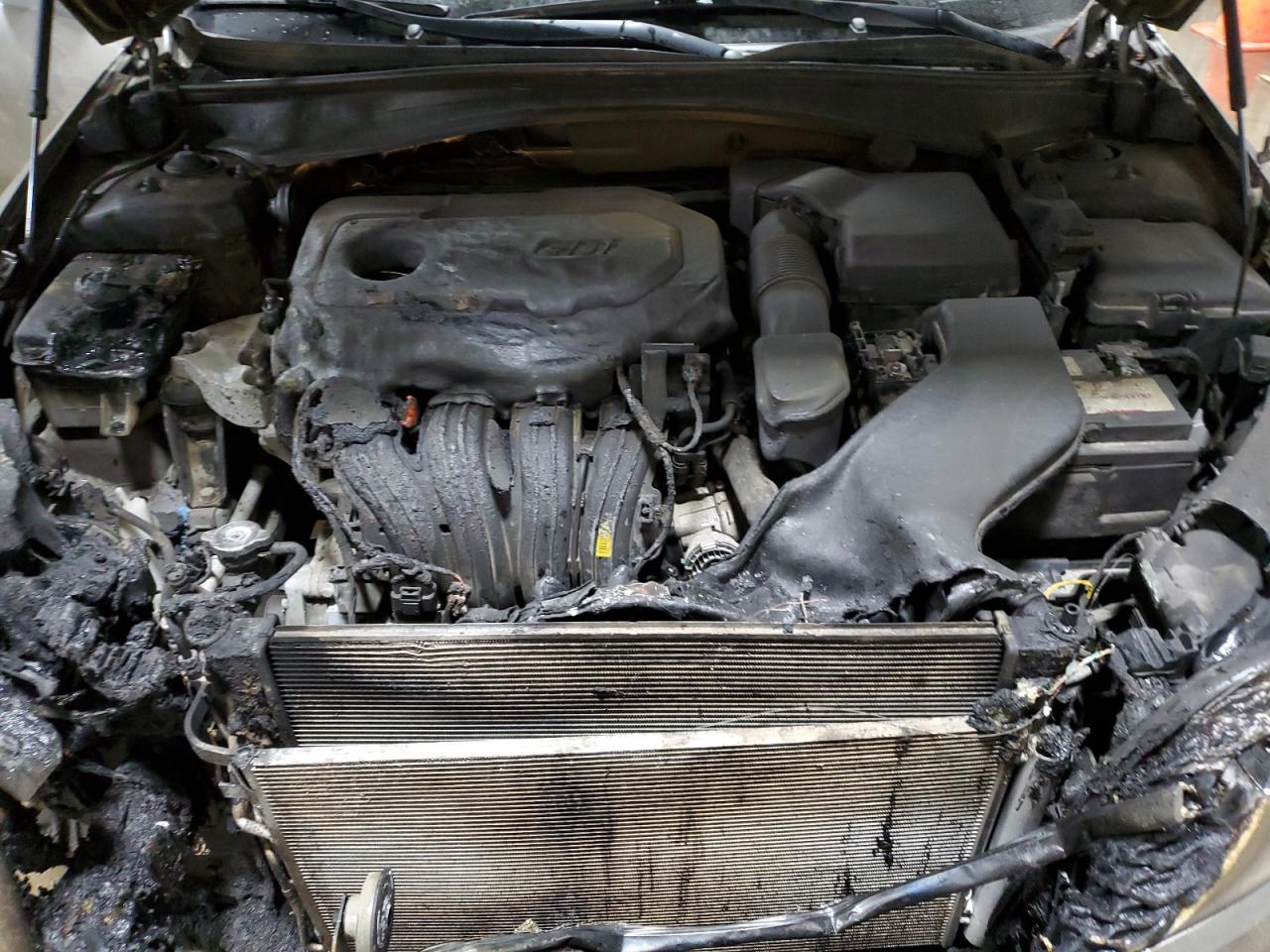 2016 KIA Optima VIN 5XXGU4L38GG114496 Copart auction photo, front end damage thumbnail 11