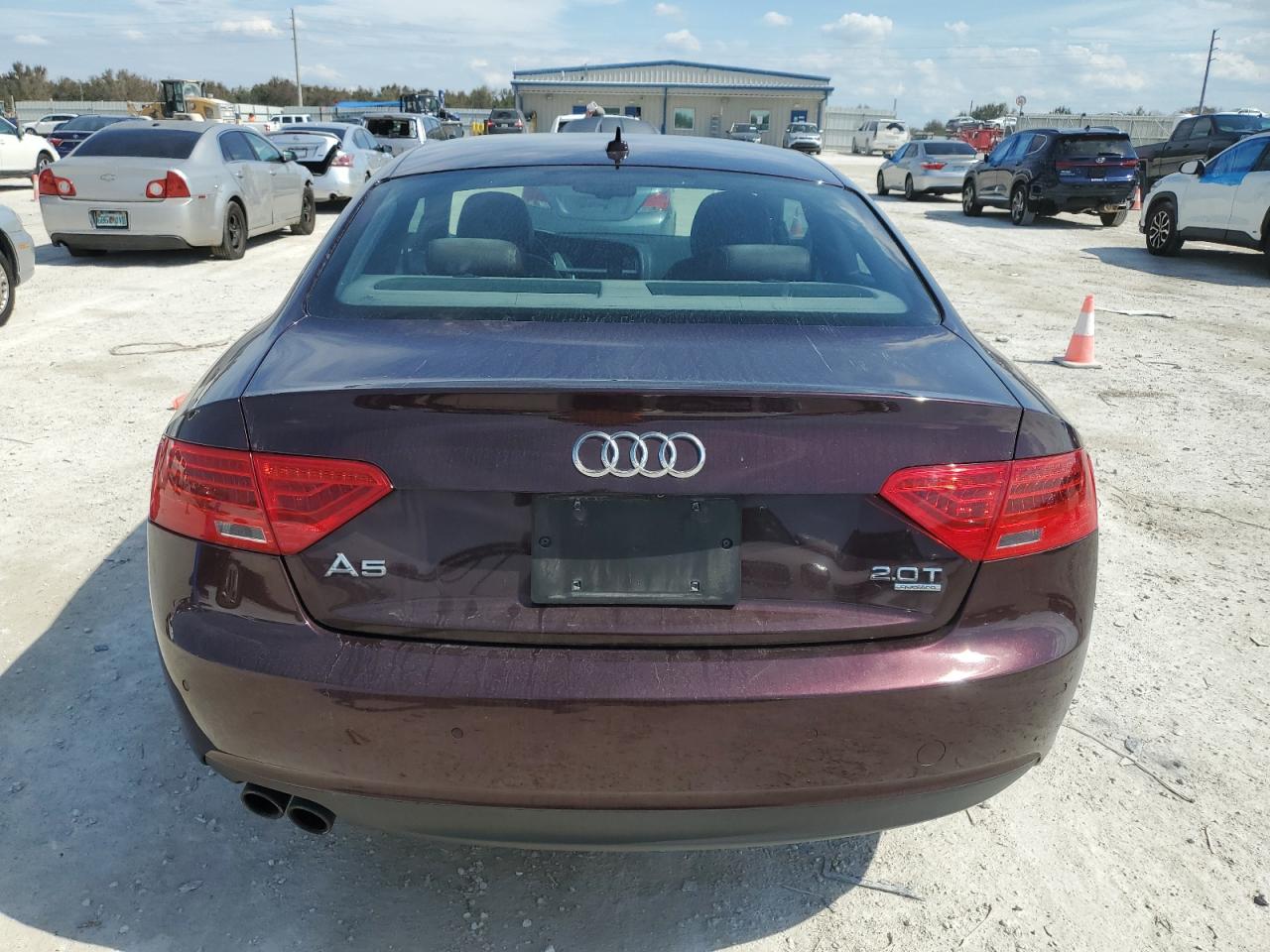 2014 Audi A5 VIN WAULFAFR9EA008247 Copart auction photo, water/flood damage thumbnail 6