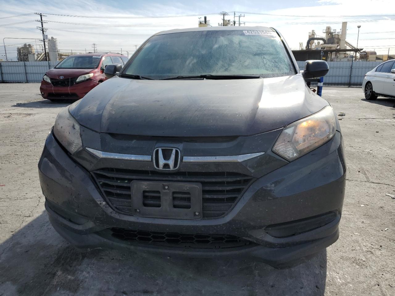 2017 Honda HR-V VIN 3CZRU5H39HG700186 Copart auction photo, front end damage thumbnail 5
