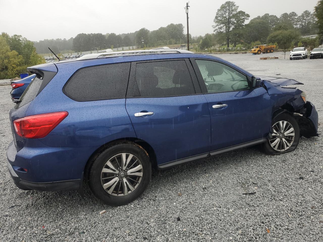 2018 Nissan Pathfinder VIN 5N1DR2MN7JC671332 Copart auction photo, front end / water/flood damage thumbnail 3