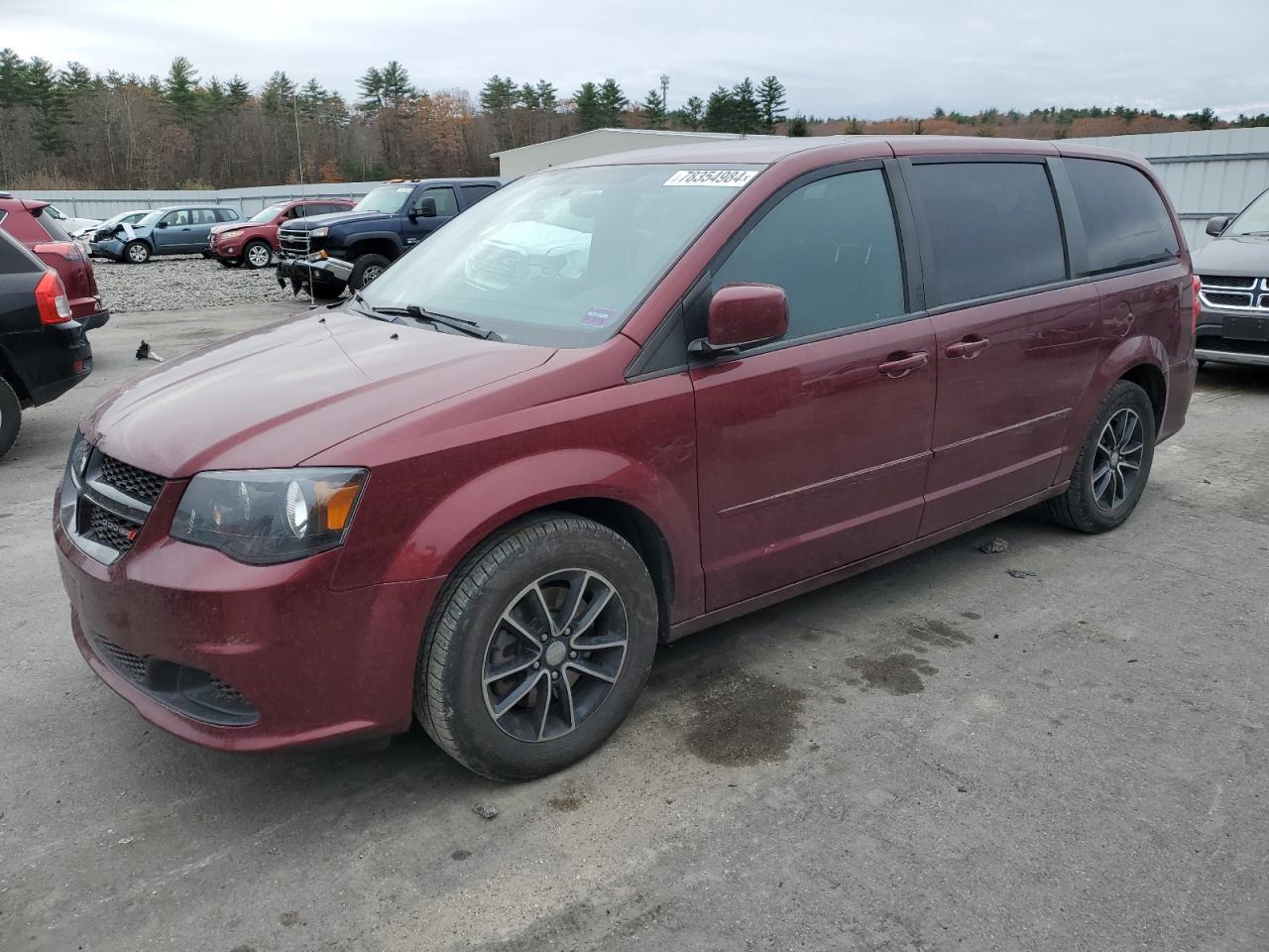 2017 Dodge Caravan VIN 2C4RDGBG3HR849250