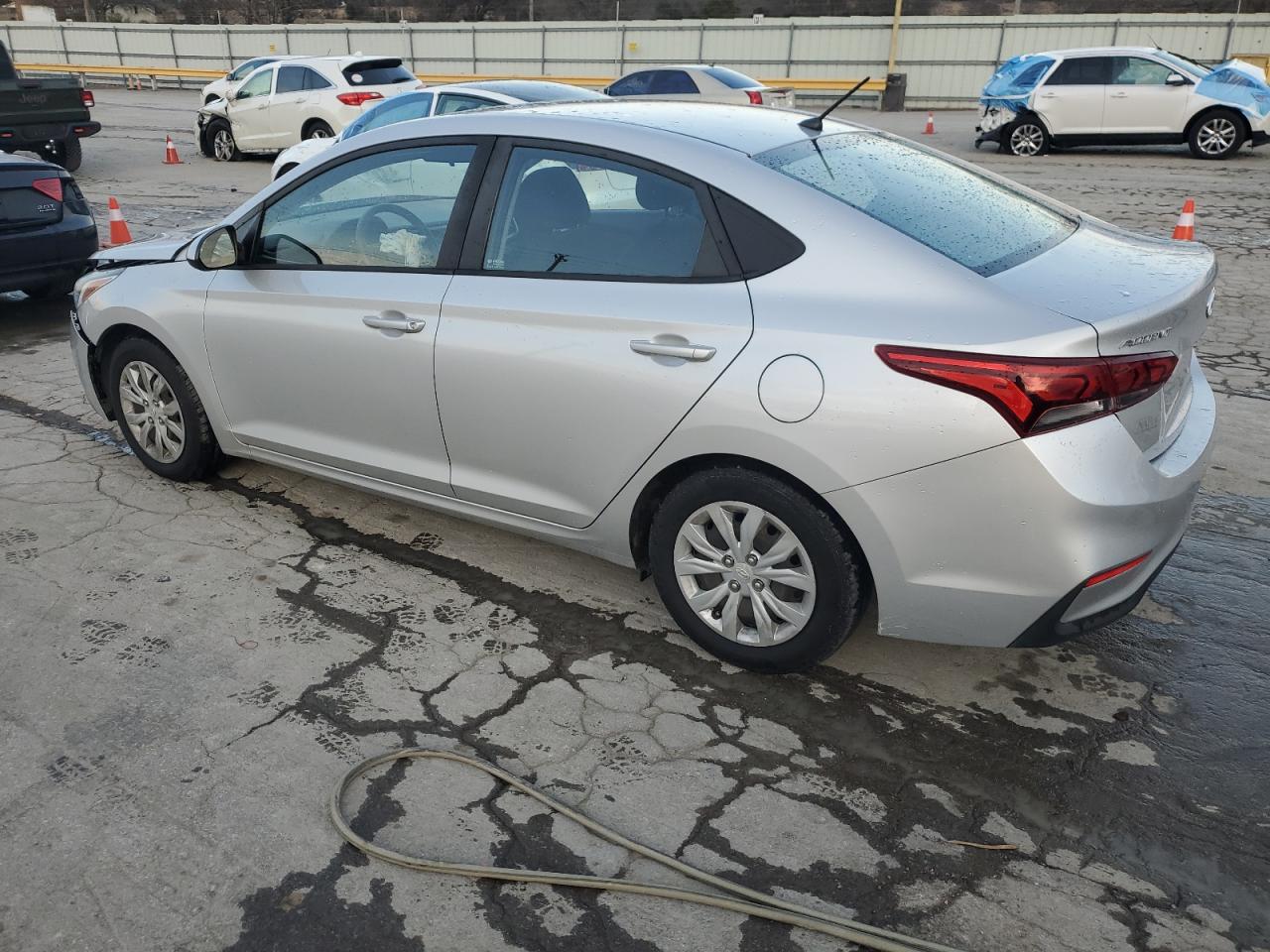 2019 Hyundai Accent VIN 3KPC24A35KE064181 Copart auction photo, front end damage thumbnail 2