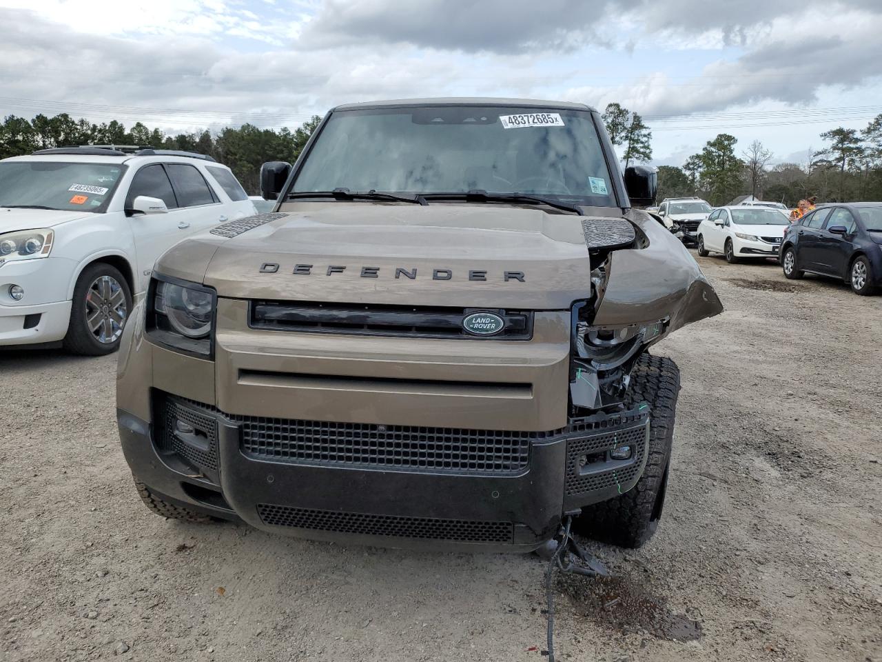 2024 Land Rover Defender VIN SALE27EU4R2268659 Copart auction photo, front end / side damage thumbnail 5