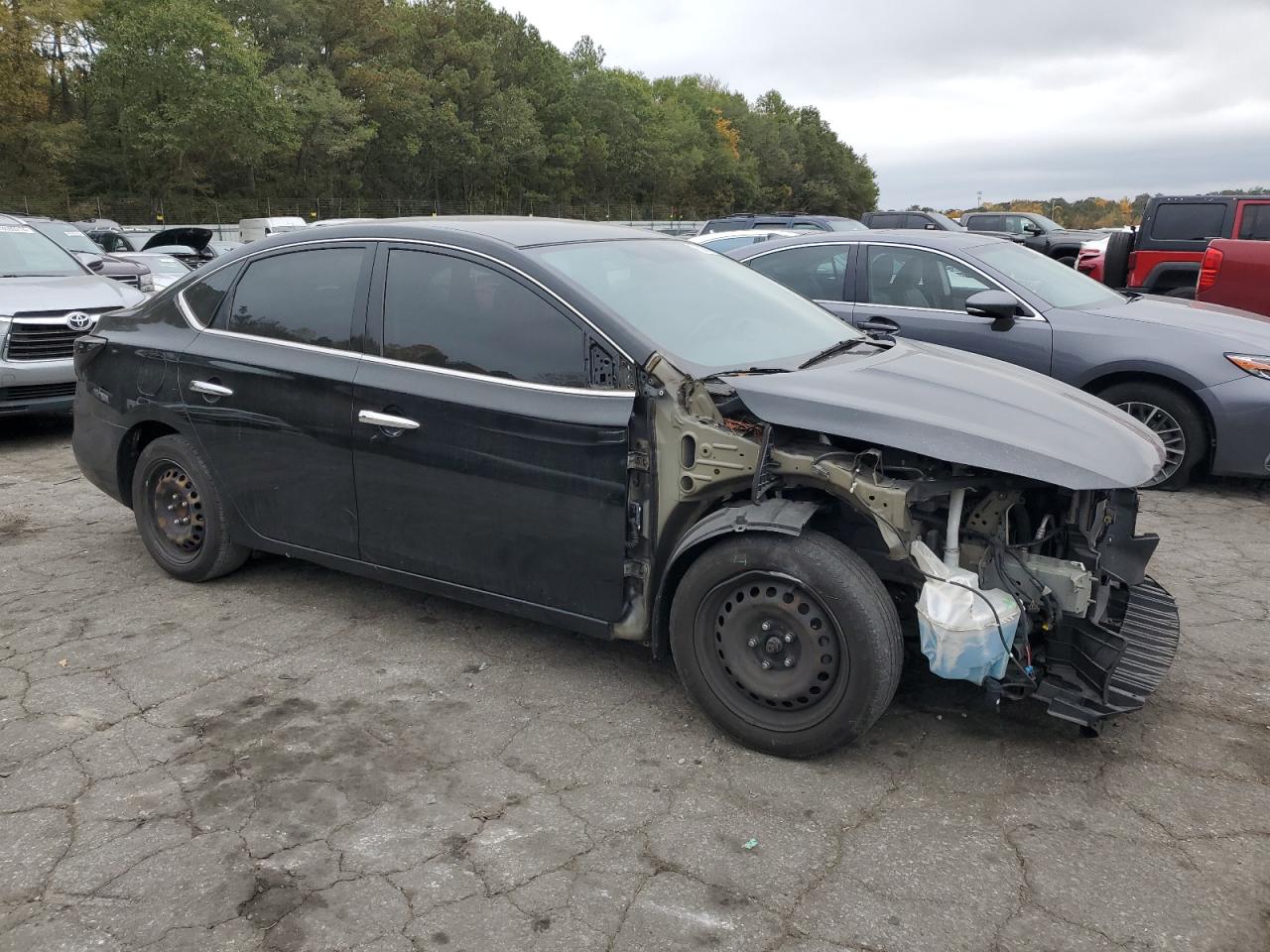 2017 Nissan Sentra VIN 3N1AB7AP1HY308804 Copart auction photo, front end damage thumbnail 4