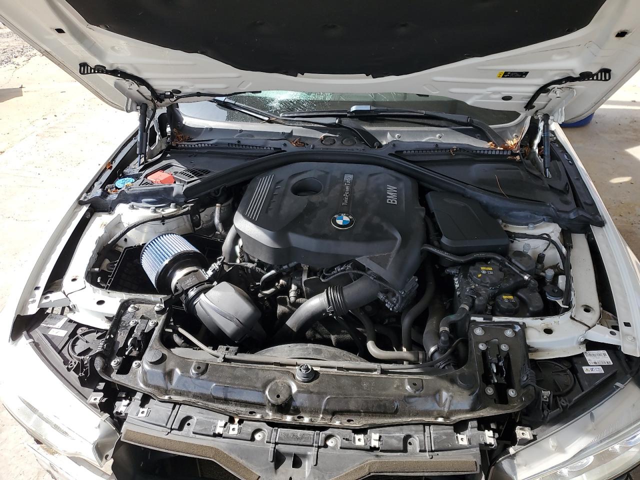 2017 BMW 4er VIN WBA4F9C30HG812750 Copart auction photo, front end damage thumbnail 13
