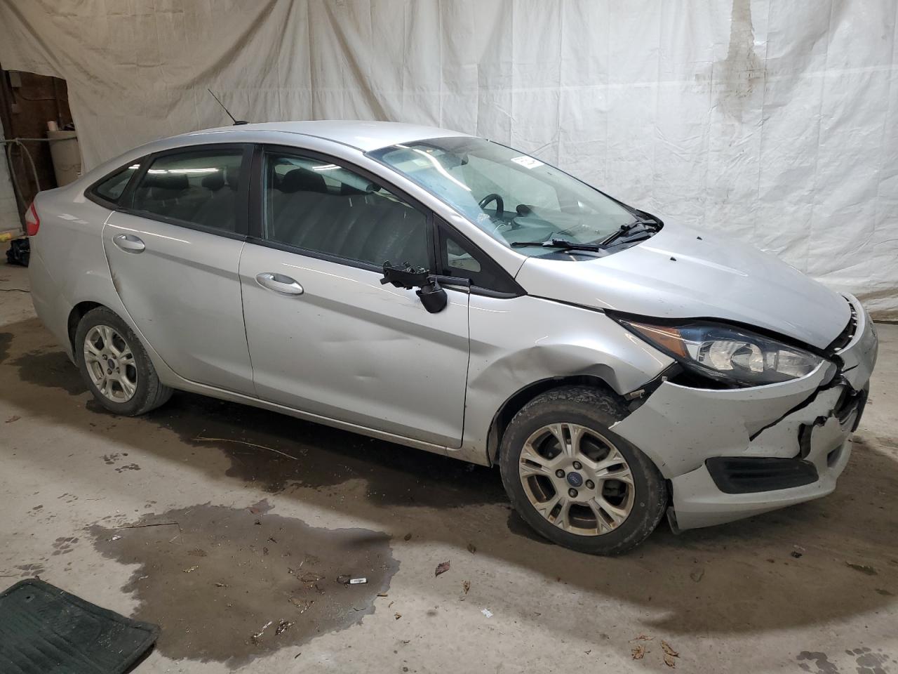 2014 Ford Fiesta VIN 3FADP4BJ5EM233618 Copart auction photo, front end / side damage thumbnail 4