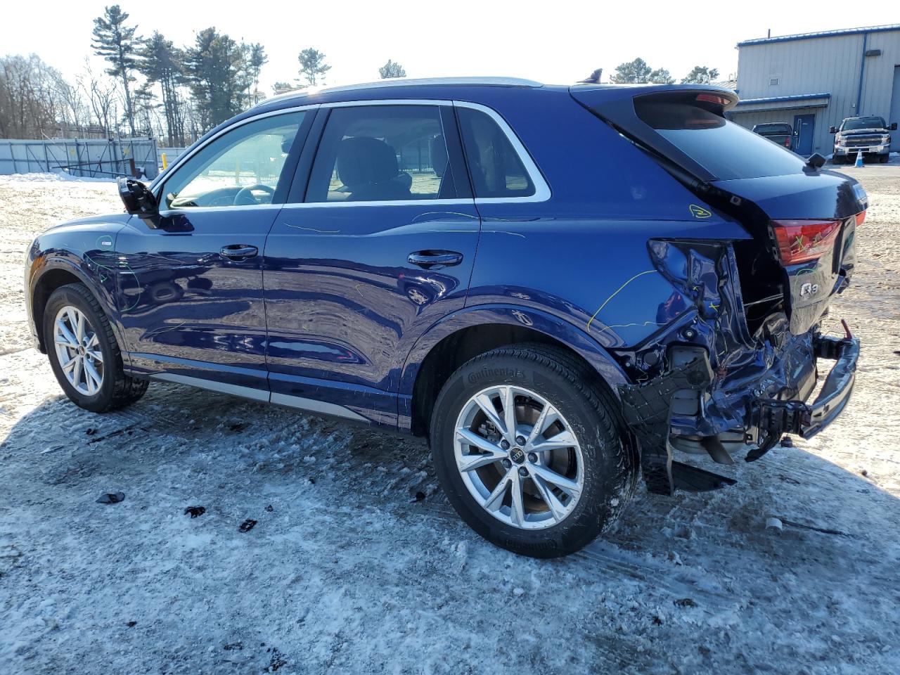 2023 Audi Q3 VIN WA1EECF35P1136763 Copart auction photo, rear end damage thumbnail 2