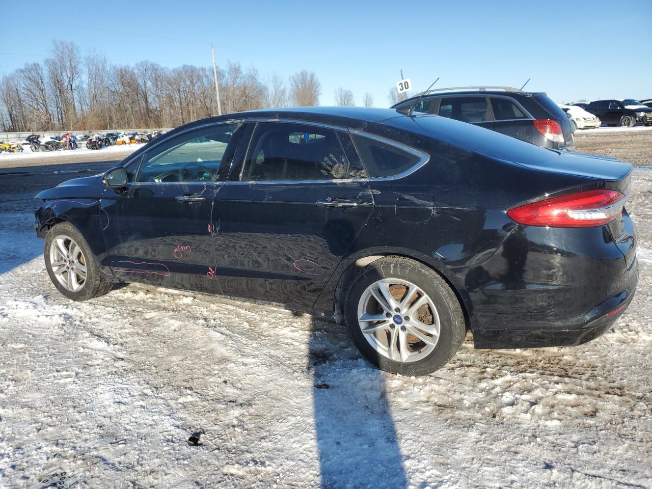 2018 Ford Fusion VIN 3FA6P0HD7JR166262 Copart auction photo, front end / minor dent/scratches damage thumbnail 2