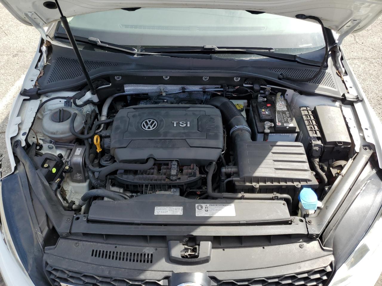 2017 Volkswagen Golf VIN 3VWH17AU1HM504850 Copart auction photo, front end / side damage thumbnail 11
