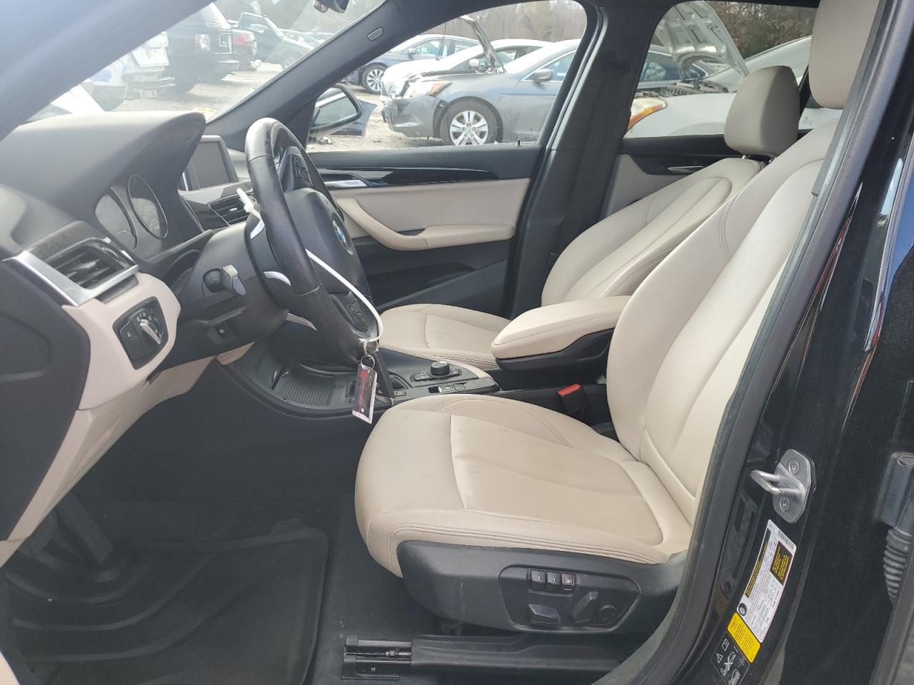 2018 BMW X1 VIN WBXHT3C3XJ3H30084 Copart auction photo, undercarriage / side damage thumbnail 7