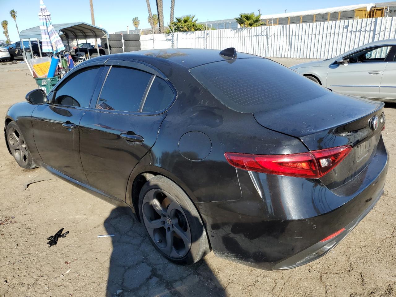 2017 Alfa Romeo Giulia VIN ZARFAEBNXH7550876 Copart auction photo, front end / minor dent/scratches damage thumbnail 2