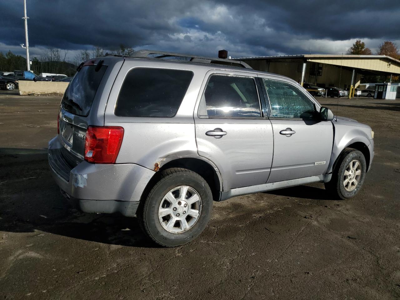 2008 Mazda Tribute VIN 4F2CZ92Z78KM21054 Copart auction photo, rear end / minor dent/scratches damage thumbnail 3