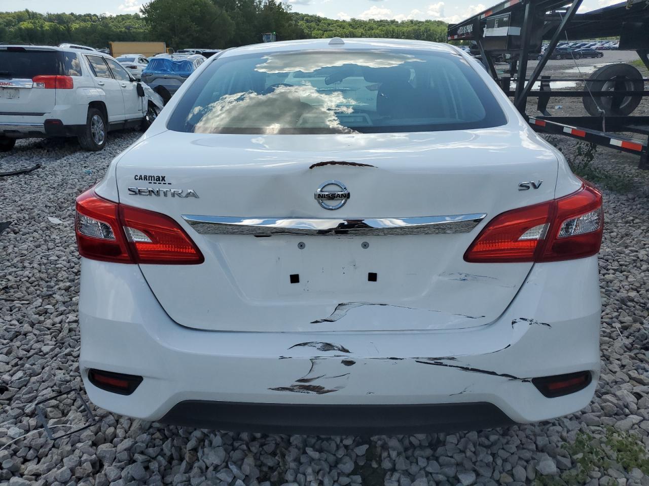 2019 Nissan Sentra VIN 3N1AB7AP4KY335096 Copart auction photo, front end damage thumbnail 6