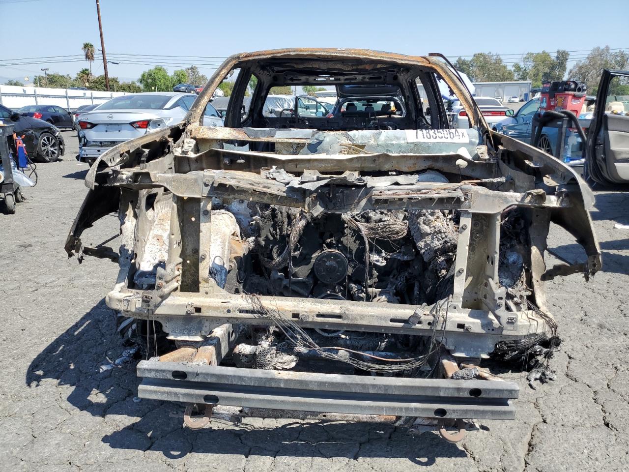 2022 Chevrolet Colorado VIN 1GCGTCEN6N1112363 Copart auction photo, burn damage thumbnail 5