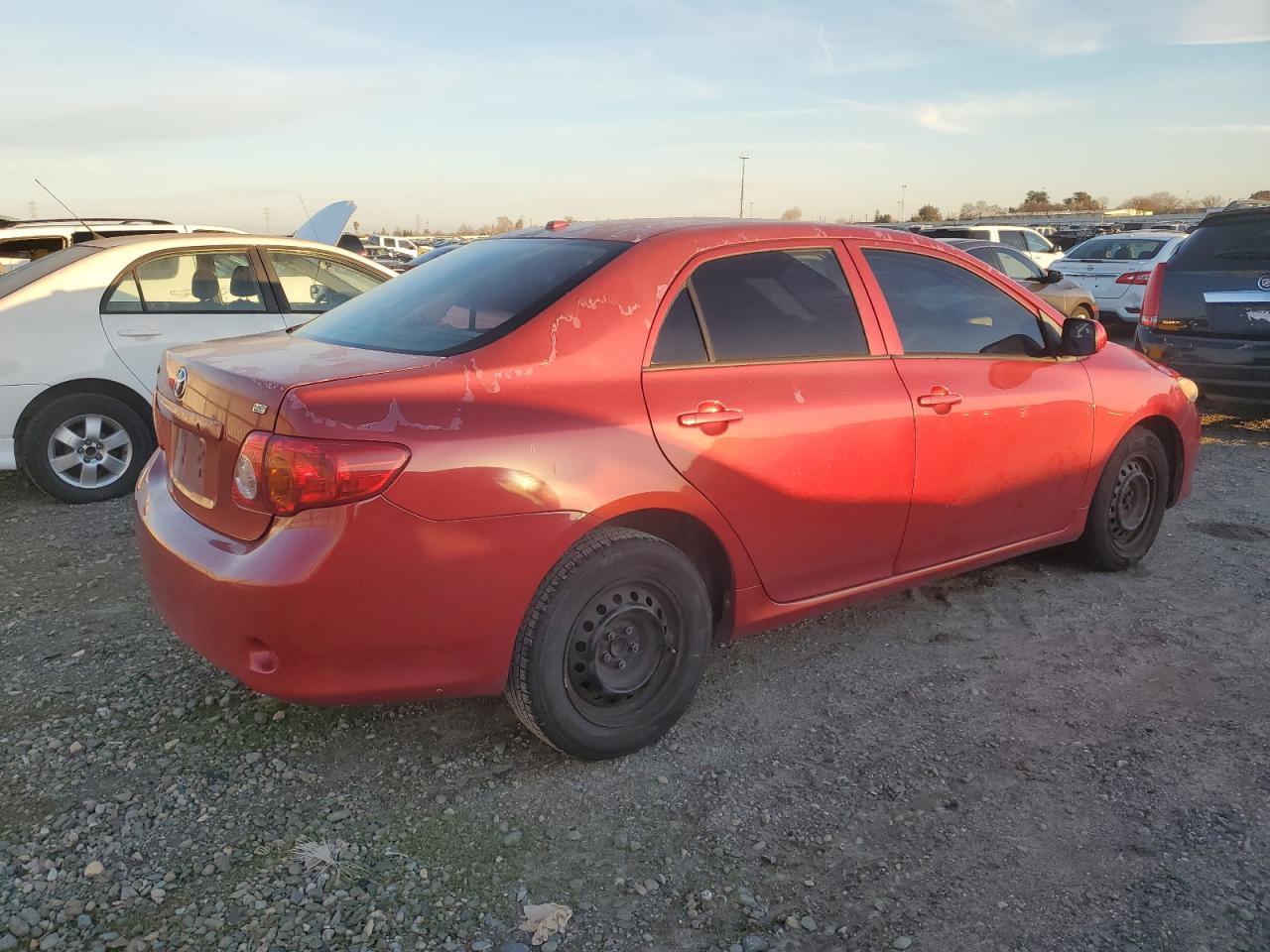2009 Toyota Corolla VIN JTDBL40E999064565 Copart auction photo, rear end / front end damage thumbnail 3